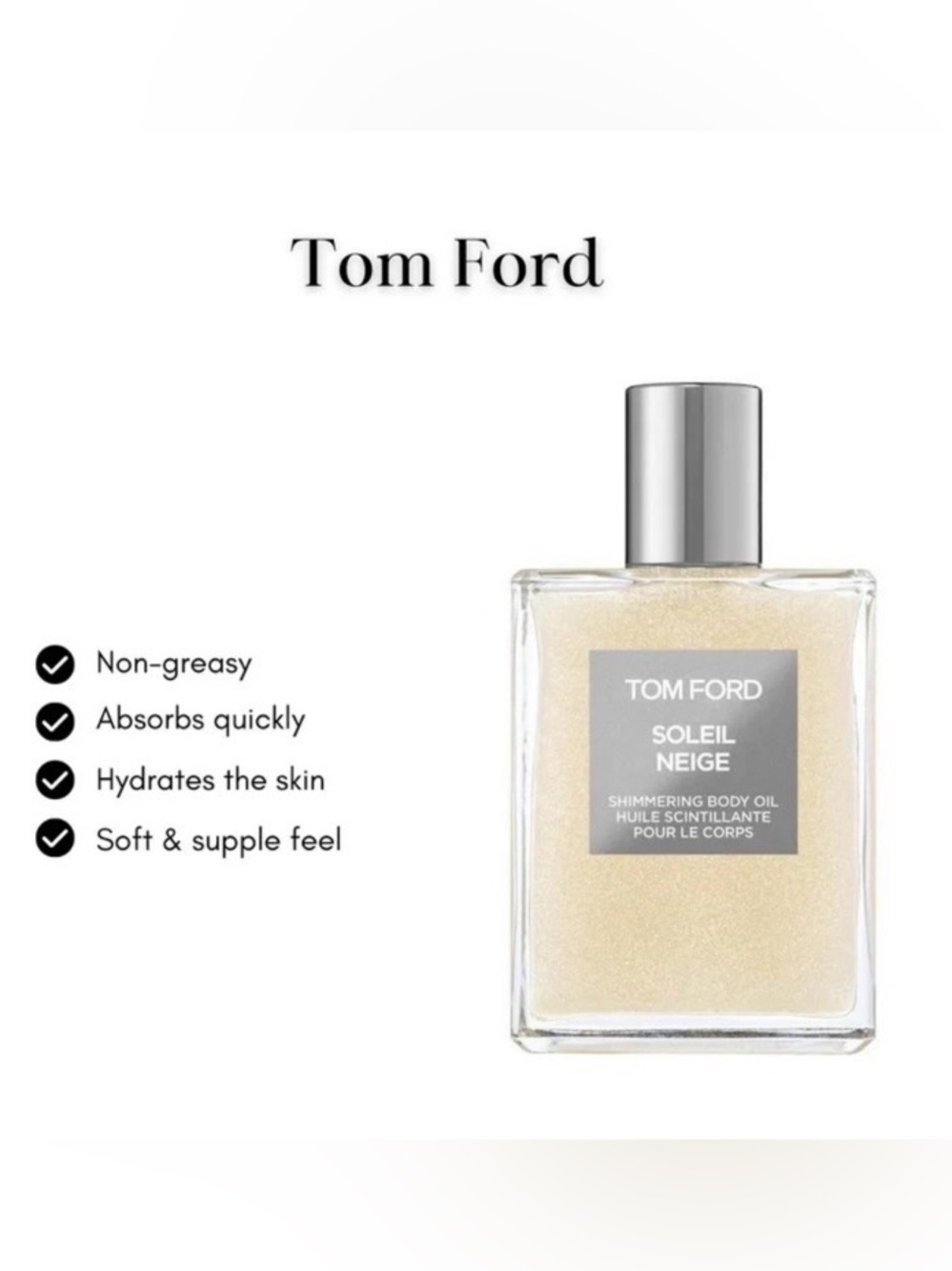 Tom Ford Soleil Neige Shimmering oil